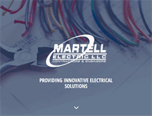 Tablet Screenshot of martellelectric.com